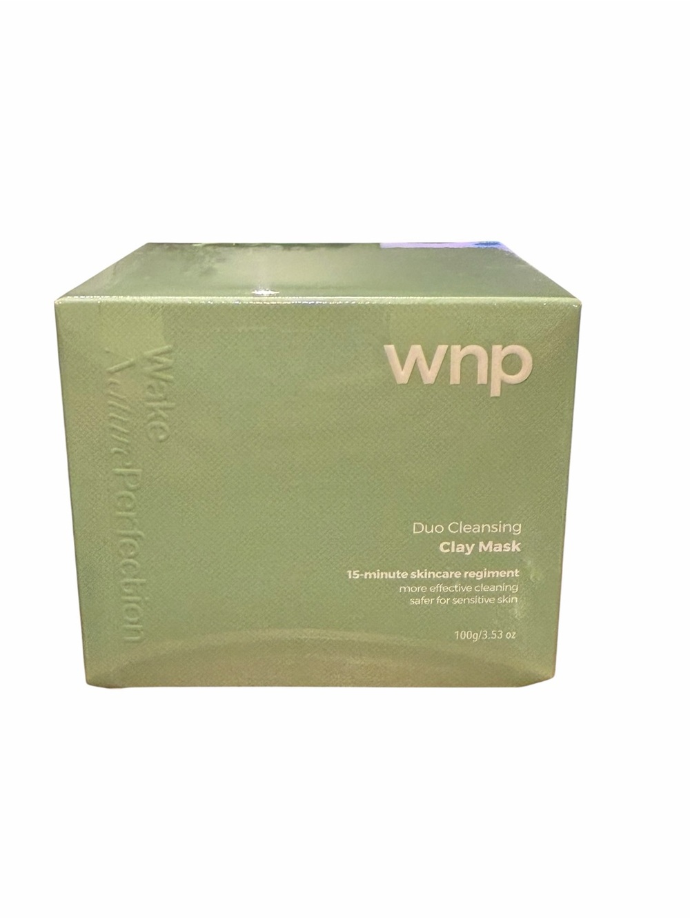 WNP‎ Duo Cleansing Clay Mask 100g 15 Min Regimen Gray White Skincare Beauty NEW